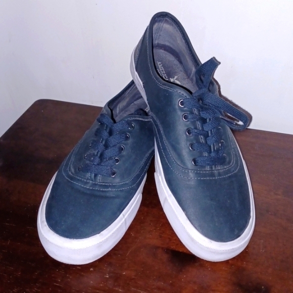 AMERICAN EAGLE OUTFITTERS Sperry Blue Sneakers - Picture 1 of 8